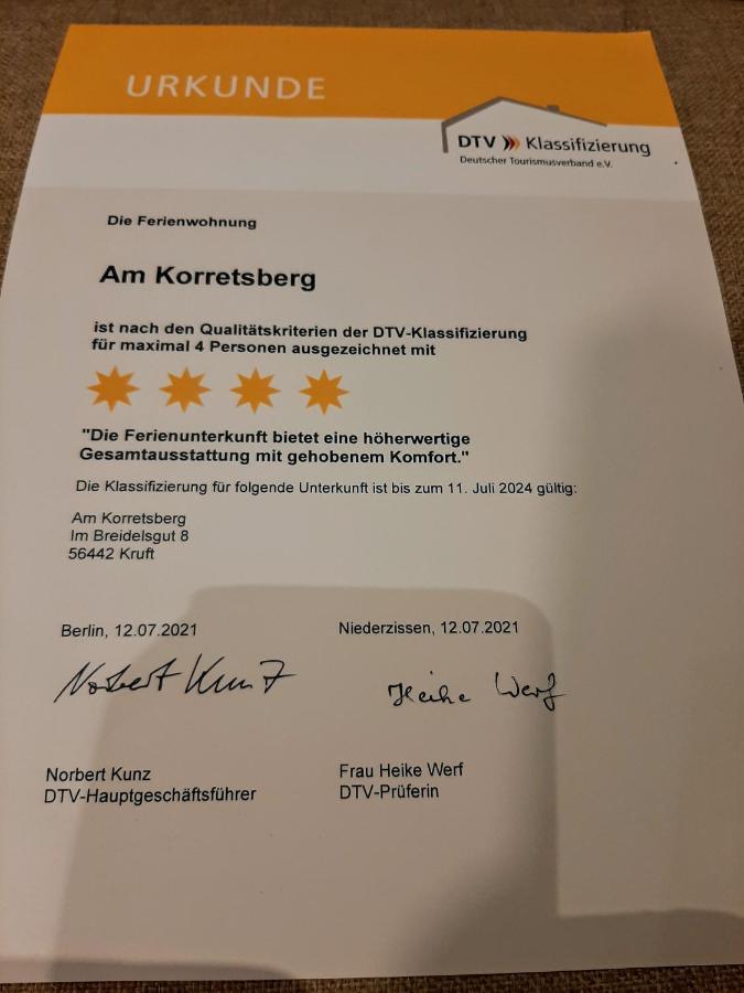 Ferienwohnung Am Korretsberg Kruft Luaran gambar